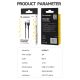 5. Wozinsky WNBAC1 USB-A / USB-C 2,4A Kabel 1 m - Schwarz