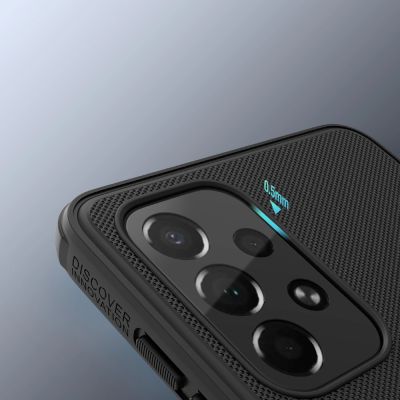 10. Nillkin Super Frosted Shield Pro robuste Schutzhülle für Samsung Galaxy A73 blau