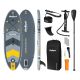6. SUP-Board REBEL ACTIVE aufblasbar 244x76x10, Set