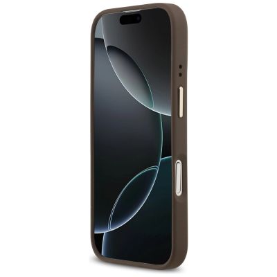 5. Guess 4G PU Classic Logo MagSafe Hülle für iPhone 17 - Braun
