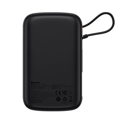 10. Powerbank 10000 mAh 20 W Baseus Qpow Pro Overseas Edition + USB C 3A Kabel – Schwarz
