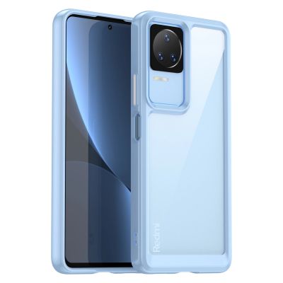 11. Weltraumhülle für Xiaomi Poco F4 5G Hülle mit flexiblem Rahmen blau