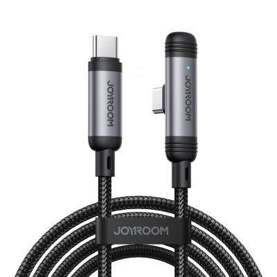 Joyroom S-A56 EnjoyX Series 90° USB-C - USB-C Kabel 60W 1,2m - schwarz