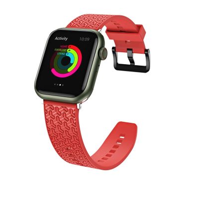 5. Watch Y Uhrenarmband für Apple Watch 42 / 44 / 45 mm - Rot