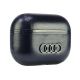 4. Audi Leder Big Logo AirPods Pro 2 Hülle schwarz/schwarz AU-APP2-GT/D3-BK