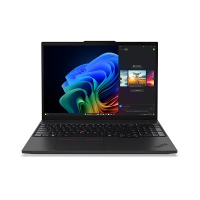 16. Lenovo ThinkPad T16 Gen 4 Copilot+ Ryzen AI 7 PRO 350 16" WUXGA IPS 400 Nits AG 16 GB DDR5 SSD512 860M_4GB Kamera 5,0 MP 86 Wh Hintergrundbeleuchtete Tastatur FgPr W11Pro Schwarz (REPACK) 2 Jahre