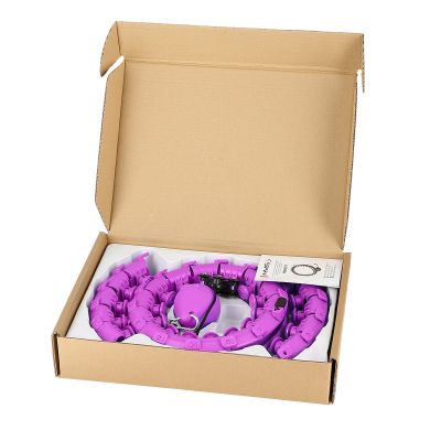 16. Plus-Size-Hula-Hoop-Reifen HMS HHW12 mit Nieten und Gewicht, lila