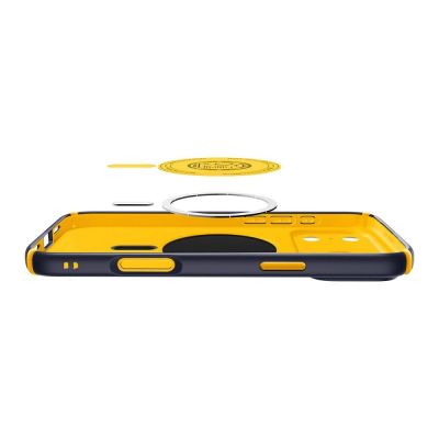 7. Spigen Nano Pop Hybrid MagSafe Hülle für iPhone 17 Pro Max – Marineblau