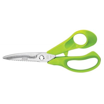 KOHE Multifunktions-Küchenschere, 5-in-1, multifunktional, limette