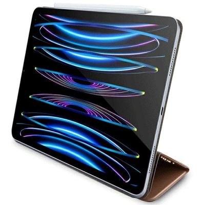5. Guess 4G Stripe Allover Hülle für iPad Pro 12,9" - Rosa