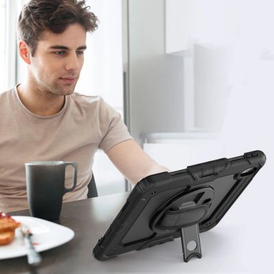 7. Tech-Protect Solid360 Hülle für iPad Air 11" 2024 - Schwarz