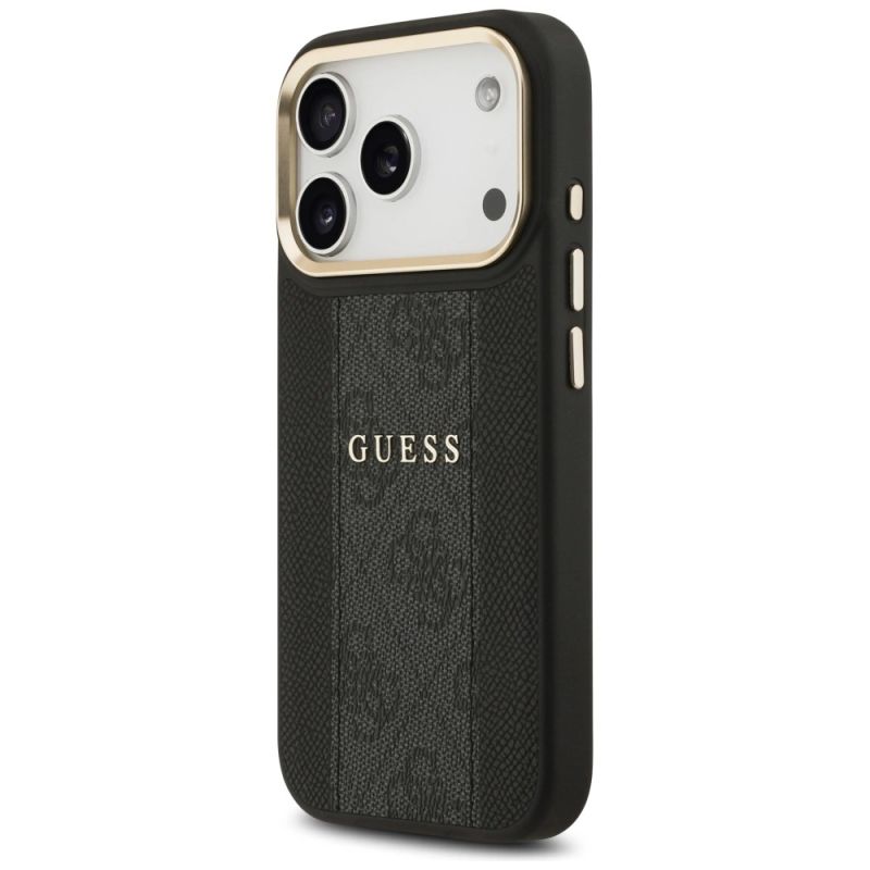 2. Guess 4G Stripe MagSafe Hülle für iPhone 17 Pro - Schwarz