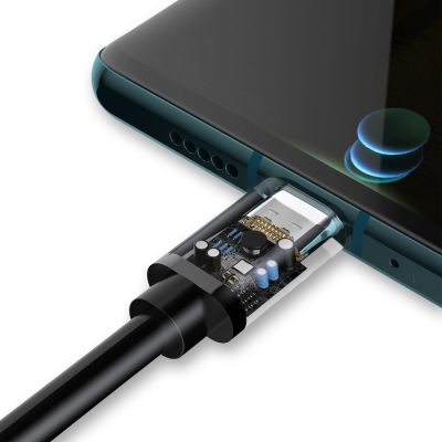 8. Dudao Kabel USB-Kabel - USB Type C Super Fast Charge 1 m schwarz (L5G-Schwarz)