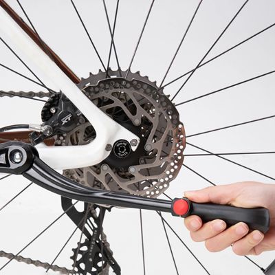 4. Wozinsky WSR-010 Fahrradständer für 26-29 Zoll Fahrräder, verstellbar, rutschfest – Schwarz