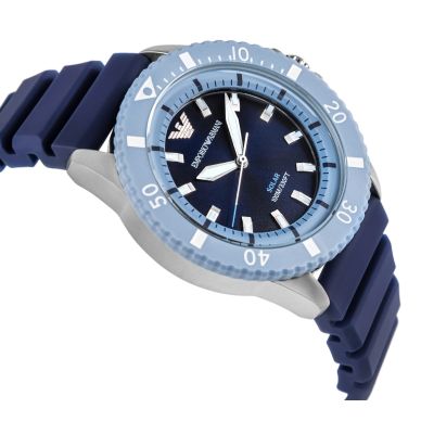 3. EMPORIO ARMANI World Explorer Solar AR11785 Herrenuhr + Box
