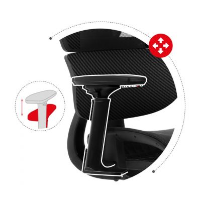 8. Huzaro Combat 8.0 Carbon Gaming Stuhl