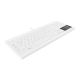 3. Aktive USB-Tastatur AK-C7412F-GUS-W/GE QWERTZ Deutsch Weiß