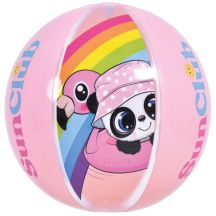 Aufblasbarer Strandball Panda 40 cm 53014 Rosa