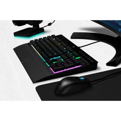 7. Corsair K55 RGB PRO Gaming-Tastatur USB QWERTZ Deutsch Schwarz