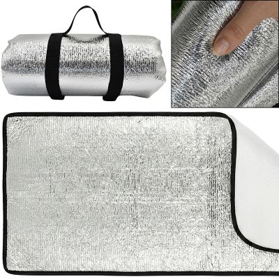 8. Faltbare Campingmatte aus Aluminium, 190 x 60 cm, Enero Camp