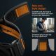 9. Spigen Athlex Air Armband für Garmin QuickFit 22 mm – Schwarz und Orange