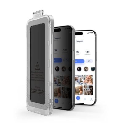 4. Tech-Protect Quick Set Spy+ Privacy Glass 2er-Pack für iPhone 16 Pro