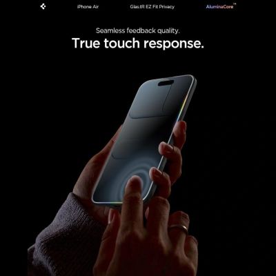 8. Spigen Glas.TR EZ Fit 2er-Pack Sichtschutzglas für iPhone 17 Air
