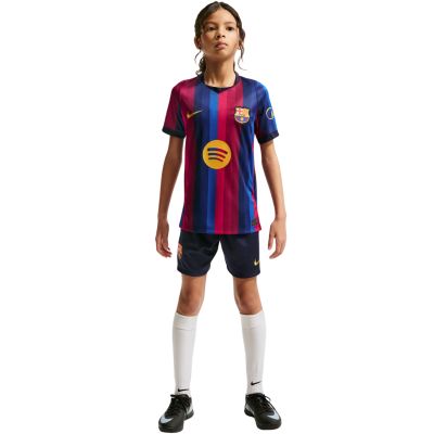 10. Nike FC Barcelona Heimtrikot für Kinder 2026/27, Burgunderrot/Blau, II1624 683