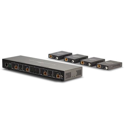 5. Lindy 38328 AV Extender AV-Sender und -Empfänger Schwarz