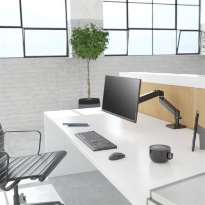3. Ergotron LX Pro Series 45-682-292 Monitorhalterung/Ständer für 86,4 cm (34") Monitore, Schreibtisch, Schwarz