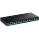 2. Trendnet TPE-TG161H Gigabit-Ethernet-Netzwerk-Switch (10/100/1000) mit PoE-Unterstützung, Schwarz