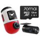 70mai X800 Omni 4K/GPS/WiFi Dual Red Dashcam + 70mai 128GB SD-Karte