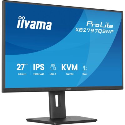 5. iiyama ProLite XB2797QSNP-B1 Computermonitor 68,6 cm (27") 2560 x 1440 px Quad HD LED Schwarz