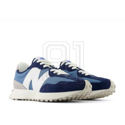 3. New Balance NB 327 Damen/Herren Sportschuhe Wildleder Blau Sneaker (U327CJ)