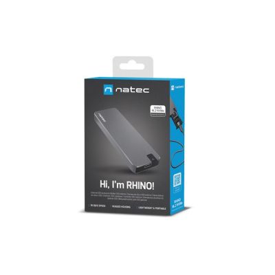 8. NATEC SSD-Gehäuse Rhino M.2 NVMe Aluminium NKZ-1953