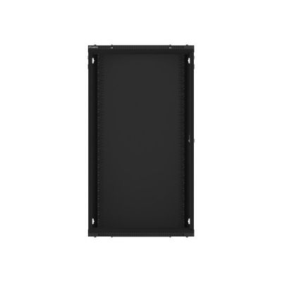10. Lanberg WF01-6422-10B Rack-Schrank (22 HE; 1082 mm / 600 mm / 450 mm; Wandmontage; aufklappbar; 19 Zoll; schwarz)