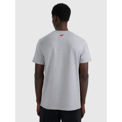 2. Herren-T-Shirt mit Aufdruck, regulär, Größe 4F 4FRAW25TTSHM3364-27M