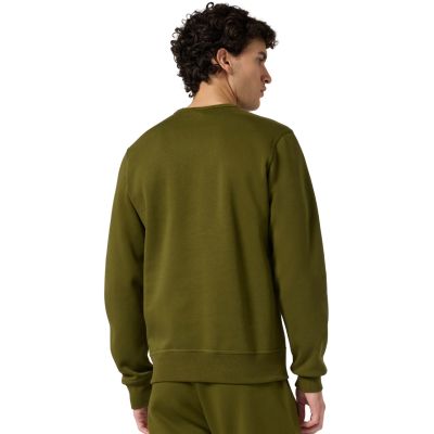 9. Champion Herren-Sweatshirt mit Rundhalsausschnitt, Olivgrün, 220272 GS585