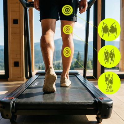 3. TERRUN350 Heimlaufband mit bidirektionaler HMS-Neigungsverstellung