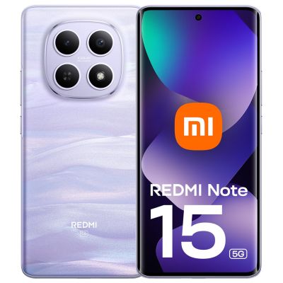 Xiaomi Redmi Note 15 5G, 16,9 cm (6,67 Zoll), Dual-SIM, USB Typ-C, 6 GB RAM, 128 GB Speicher, 5520 mAh Akku, Lila