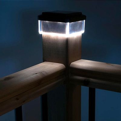 18. GRÜNBLAU SOLARLAMPE FÜR EINEN POST 100*100 - UMSCHLAGBEDECKUNG GB128
