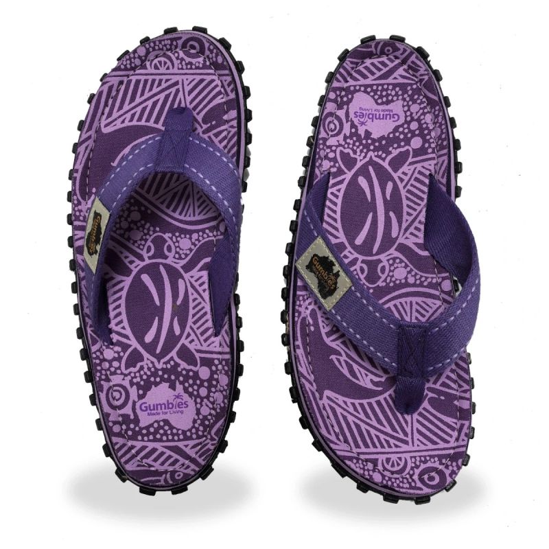 7. Gumbies Islander Flip-Flops Unisex Lila Signature Flip-Flops GU-FFISL151