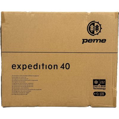 7. Peme Expedition 39 L Reisekühlschrank, elektrisch, braun