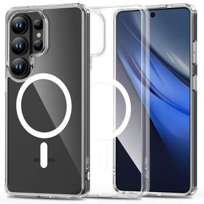 Tech-Protect FlexAir Hybrid MagSafe Hülle für Samsung Galaxy S26 Ultra – Transparent