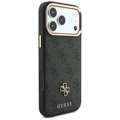 4. Guess 4G MagSafe-Wallet-Case für iPhone 18 Pro / 17 Pro – Schwarz
