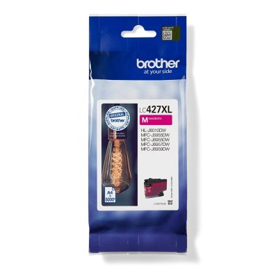 9. Brother LC-427XLM Tintenpatrone, 1 Stück, Original Magenta, hohe (XL) Reichweite