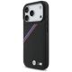 2. BMW M Tricolor Metal Logo MagSafe Case für iPhone 17 Pro – Schwarz