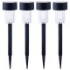 8. Solar-Kunststofflampe 4,5 x 31 cm LED - 4er-Set