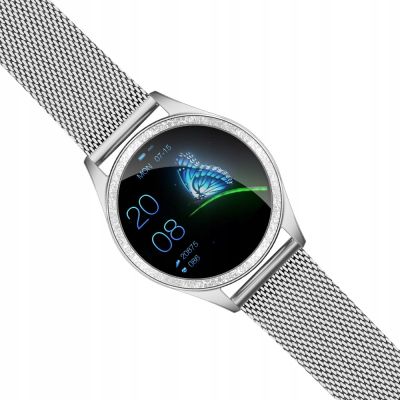 4. OroMed ORO-SMART CRYSTAL SILVER Smartwatch