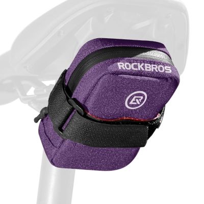 2. Rockbros Fahrradsatteltasche, lila, 0,3 l
